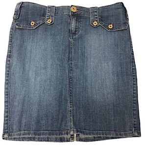 Z. Cavaricci Juniors Size 11 Mini Jean Skirt  Classiccore Preppy Basic Classic